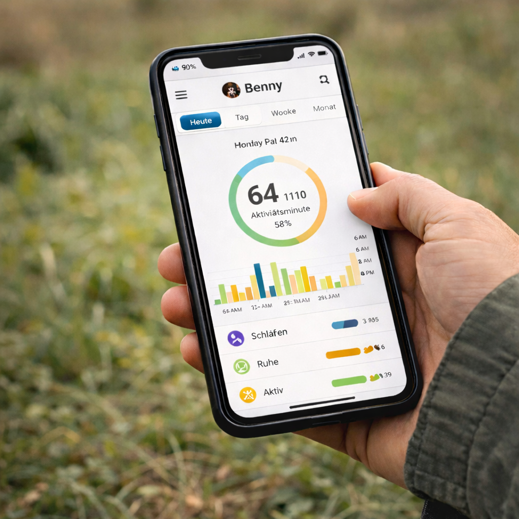 Anischt Tractive auf Smartphone Anischt Tractive auf Smartphone
