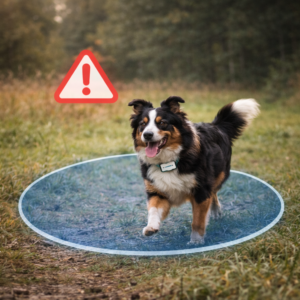 Hund auf einer Wiese Hund auf einer Wiese